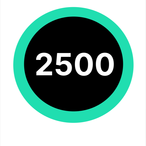 2500 Points